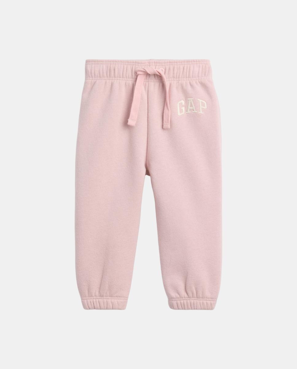 Pantalón jogger de bebé liso - Gap - Rosa Rosa-2