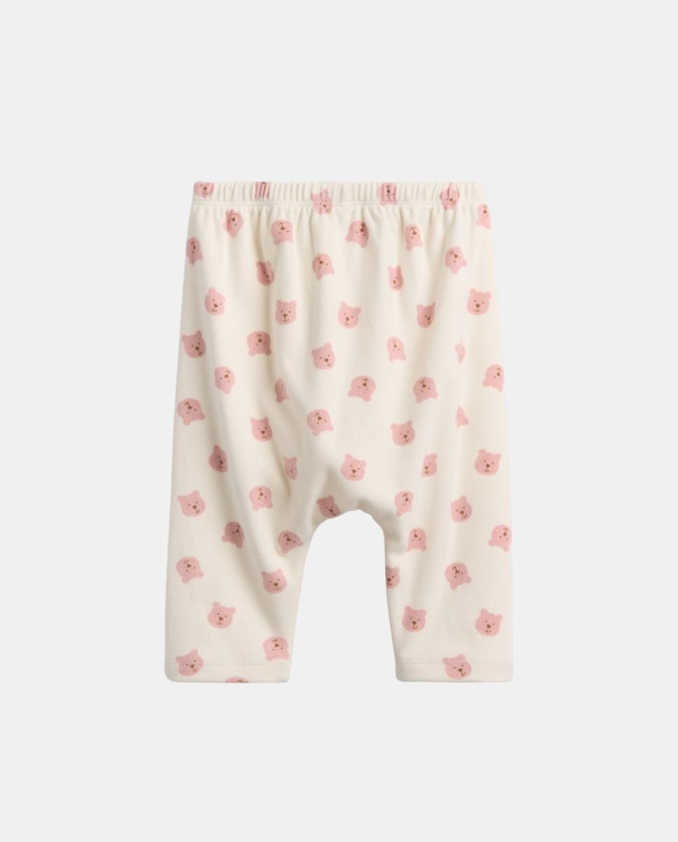 Pantalón de bebé largo de punto - Gap - Rosa Rosa-2