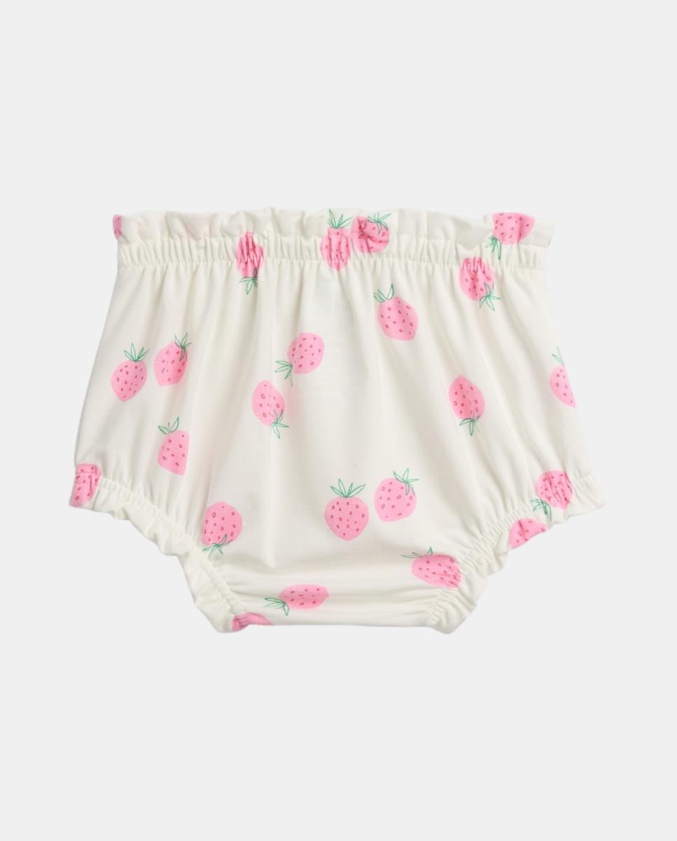 Calções de Malha Suave de Bebé com Estampado Gap Rosa-2