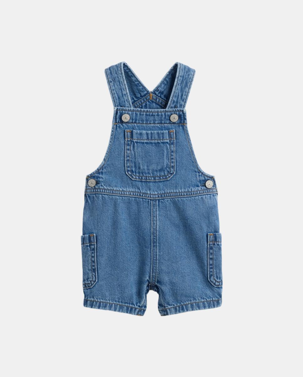 Imagem 0 de Jardineiras Tipo Calções de Ganga de Bebé com Alças