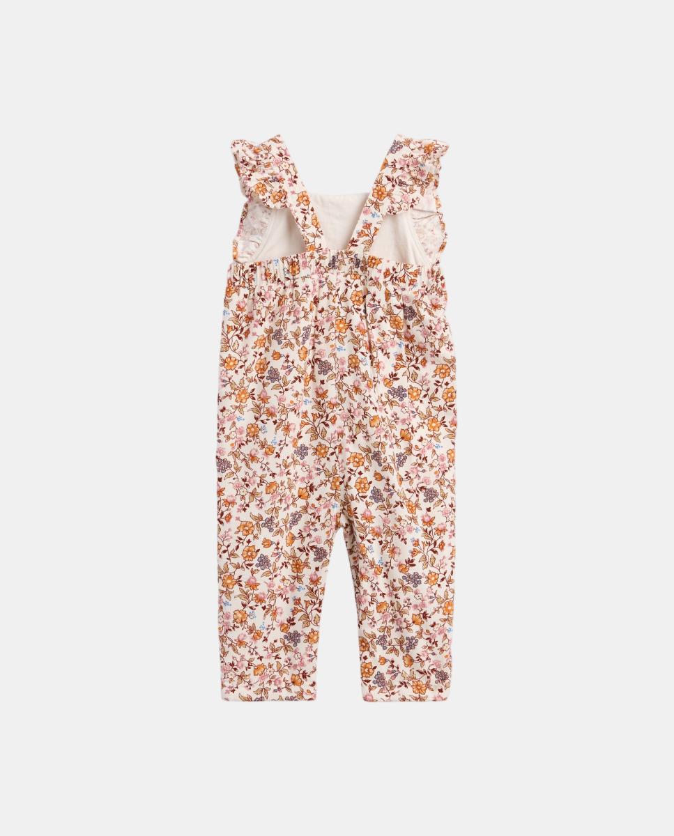 Peto de bebé tirantes estampado - Gap - Blanco Blanco-2
