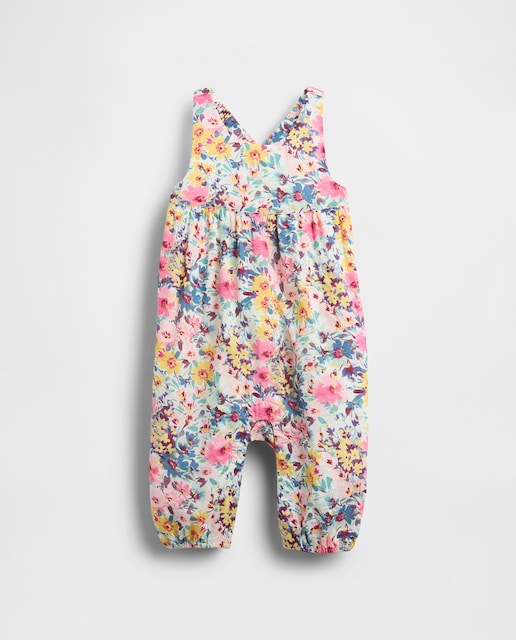 Imagen 0 de Mono de bebé Floral con Volantes en la Parte Trasera