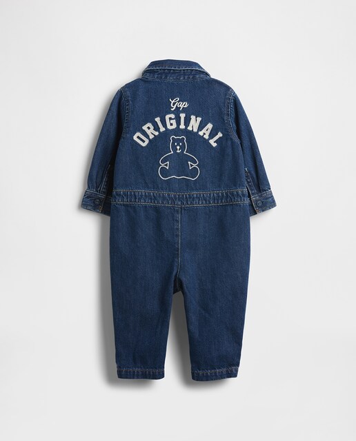 Imagem 0 de Babygrow Liso de Ganga de Bebé com Manga Comprida