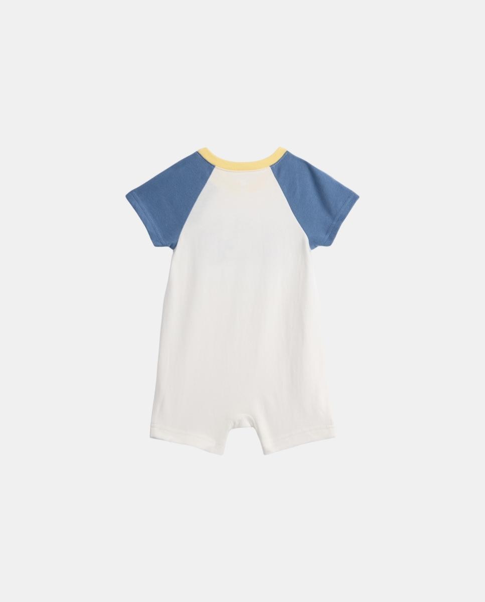 Babygrow de Bebé com Manga Curta e Logótipo Gap Branco-2