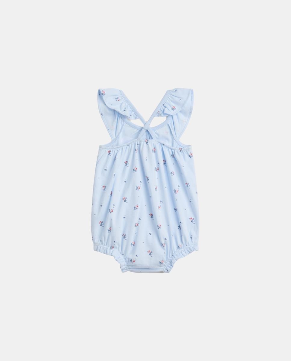 Babygrow de Alças de Bebé com Logótipo Gap Azul-claro-2