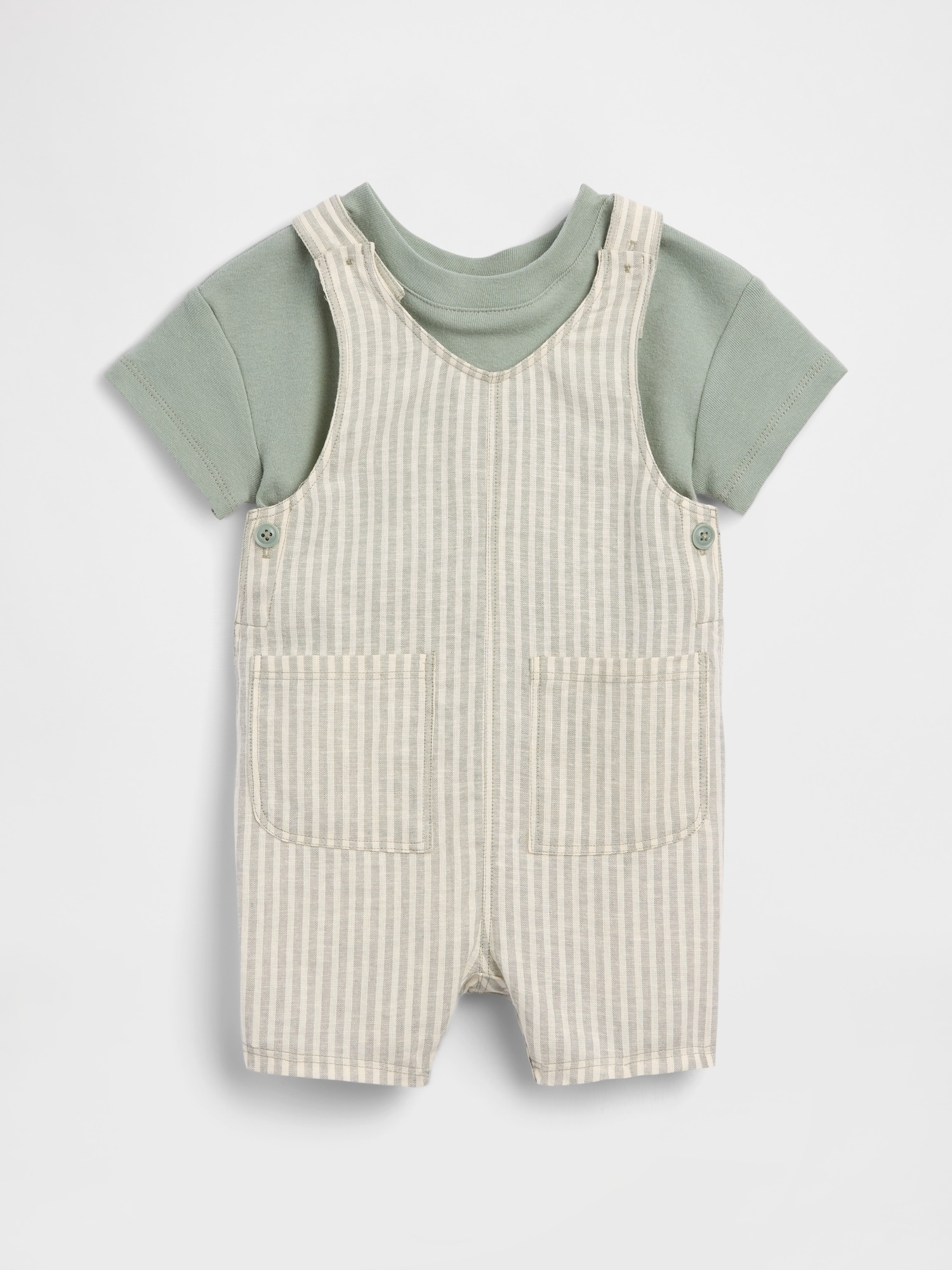 Imagem 0 de Babygrow de Conjunto Casual de Bebé com Manga Curta