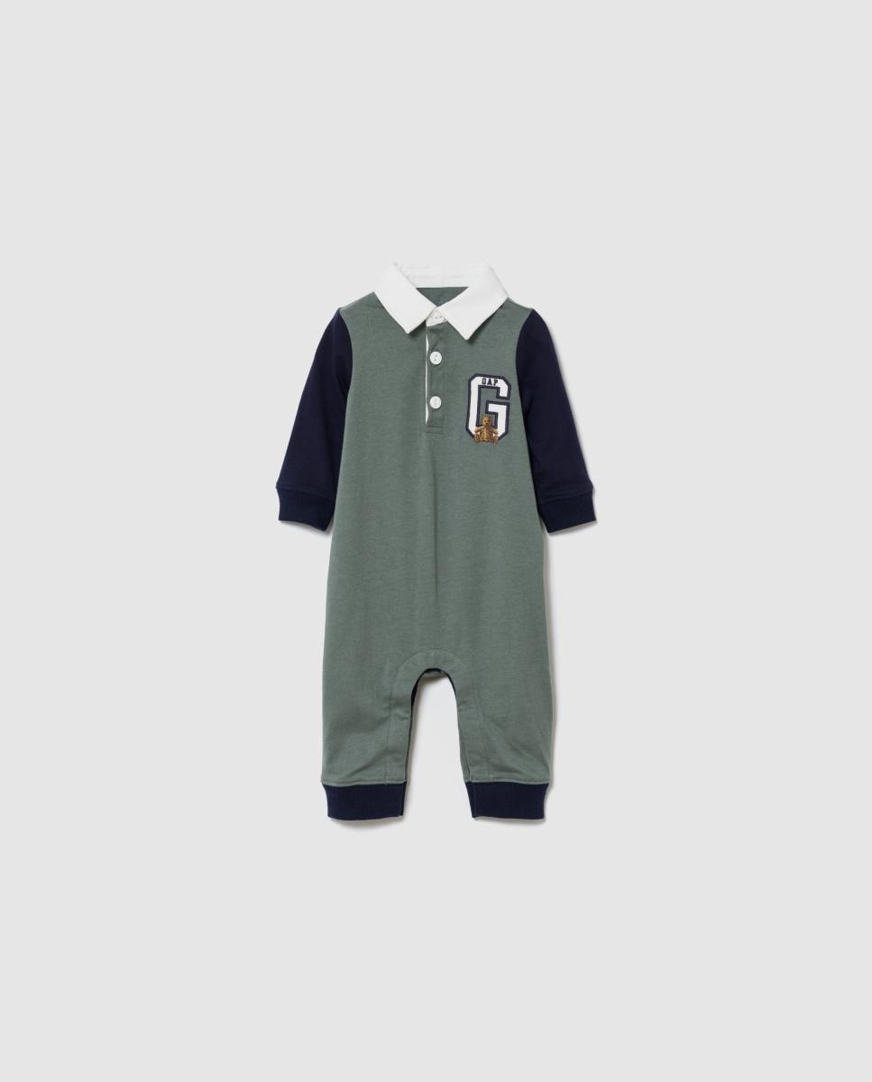 Imagem 0 de Babygrow de Bebé com Manga Comprida e Colarinho de Polo