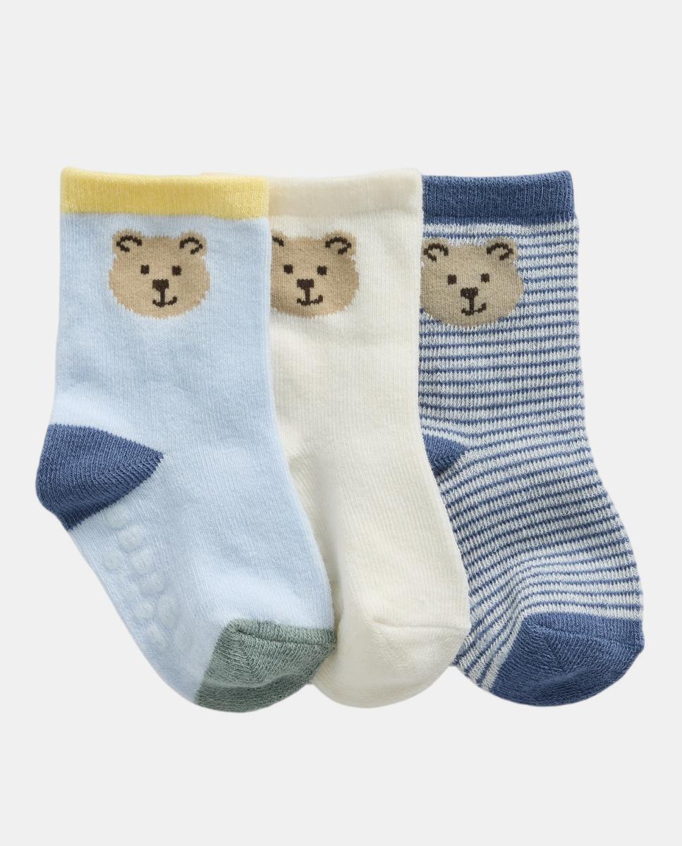 Imagem 0 de Pack de 3 Pares de Meias Altas de Bebé com Fantasia