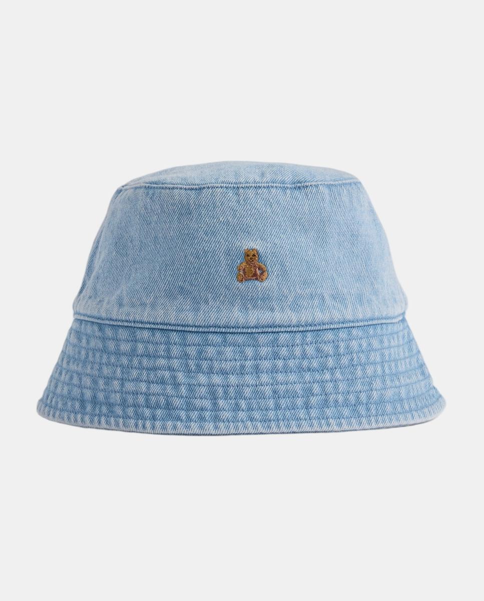 Imagem 0 de Chapéu Tipo Pescador de Bebé em Ganga com Lavagem Clara