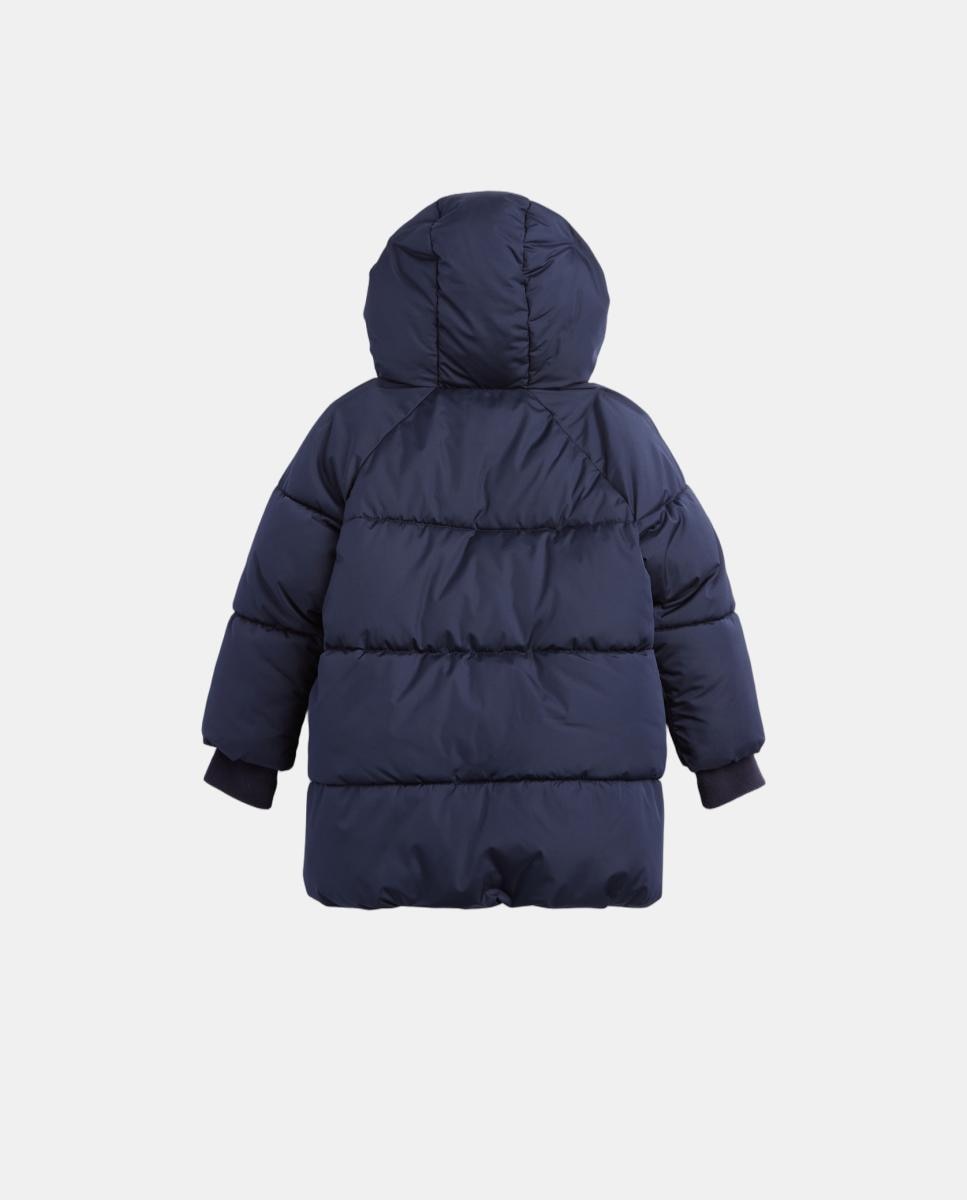 Imagen 2 de Abrigo de niño acolchado grueso con forro de sherpa. - Gap - Azul marino Azul marino