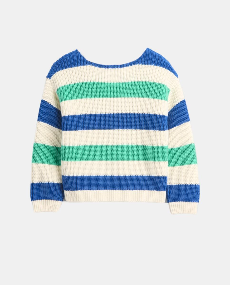 Camisola de Malha de Algodão Suave com Manga Comprida Gap Multicolor-3