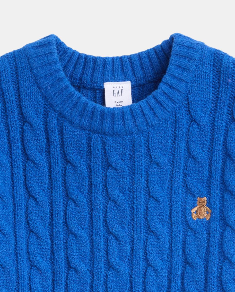 Jersey de niño básico tricot fantasía - Gap - Azul royal Azul royal-2