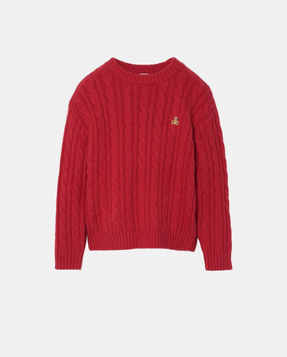 Jersey de bebé básico cuello redondo - Gap - Rojo Rojo-1