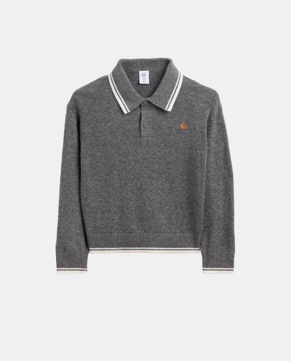 Imagem 0 de Camisola de Malha Básica de Bebé com Colarinho Tipo Polo