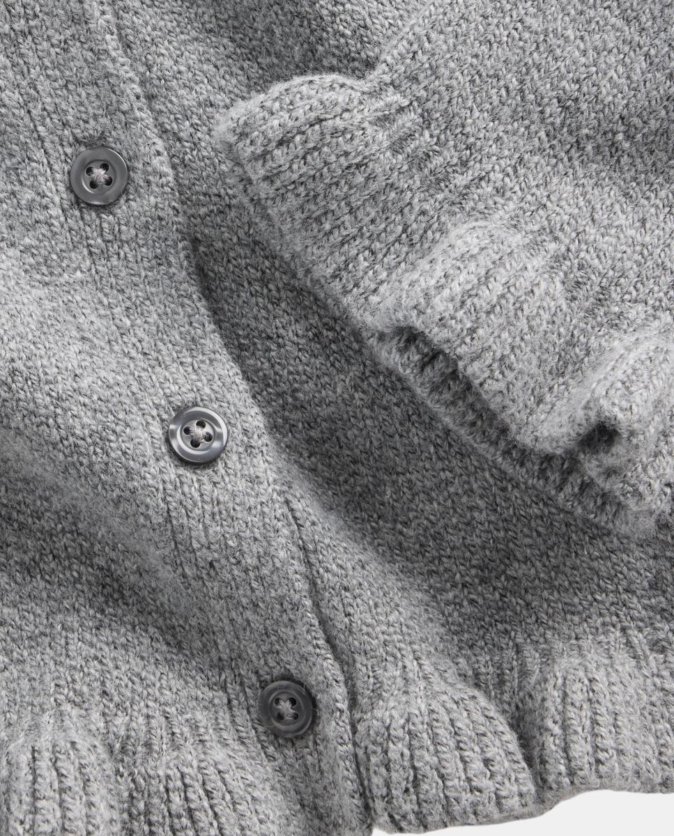 Chaqueta de bebé básica tricot manga larga - Gap - Gris Gris-4