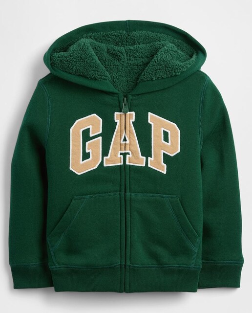 Imagem 0 de Sweatshirt para Bebés e Crianças Pequenas com Fecho de Correr, Sherpa e Logótipo