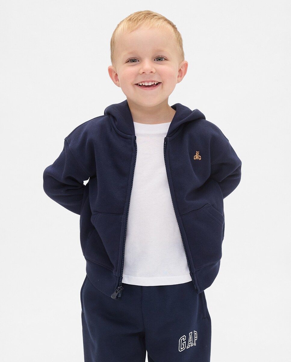 Sudadera de bebé con capucha y cremallera · Gap · El Corte Inglés