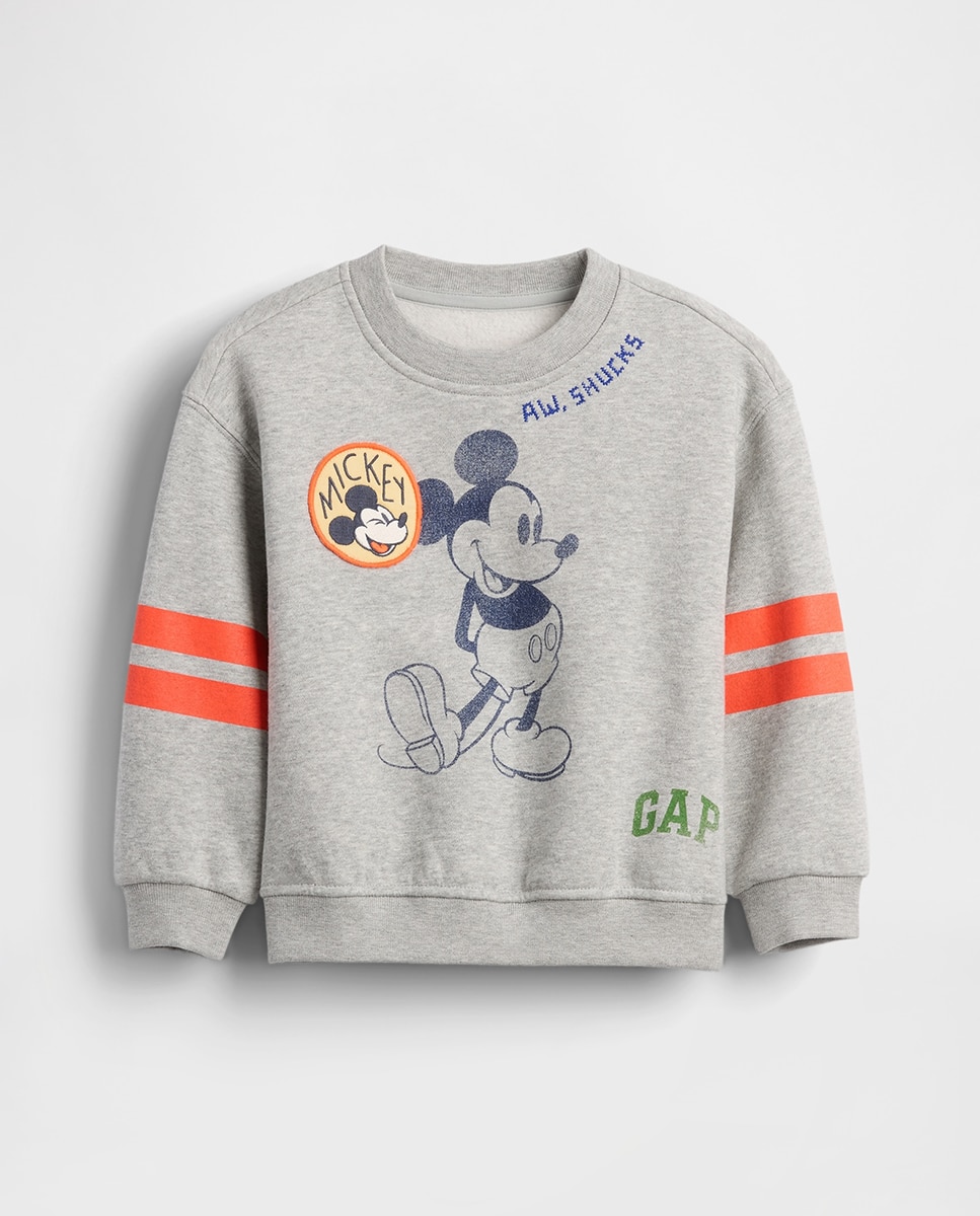 Sweatshirt Básica de Bebé com Estampado Disney Cinzento-1