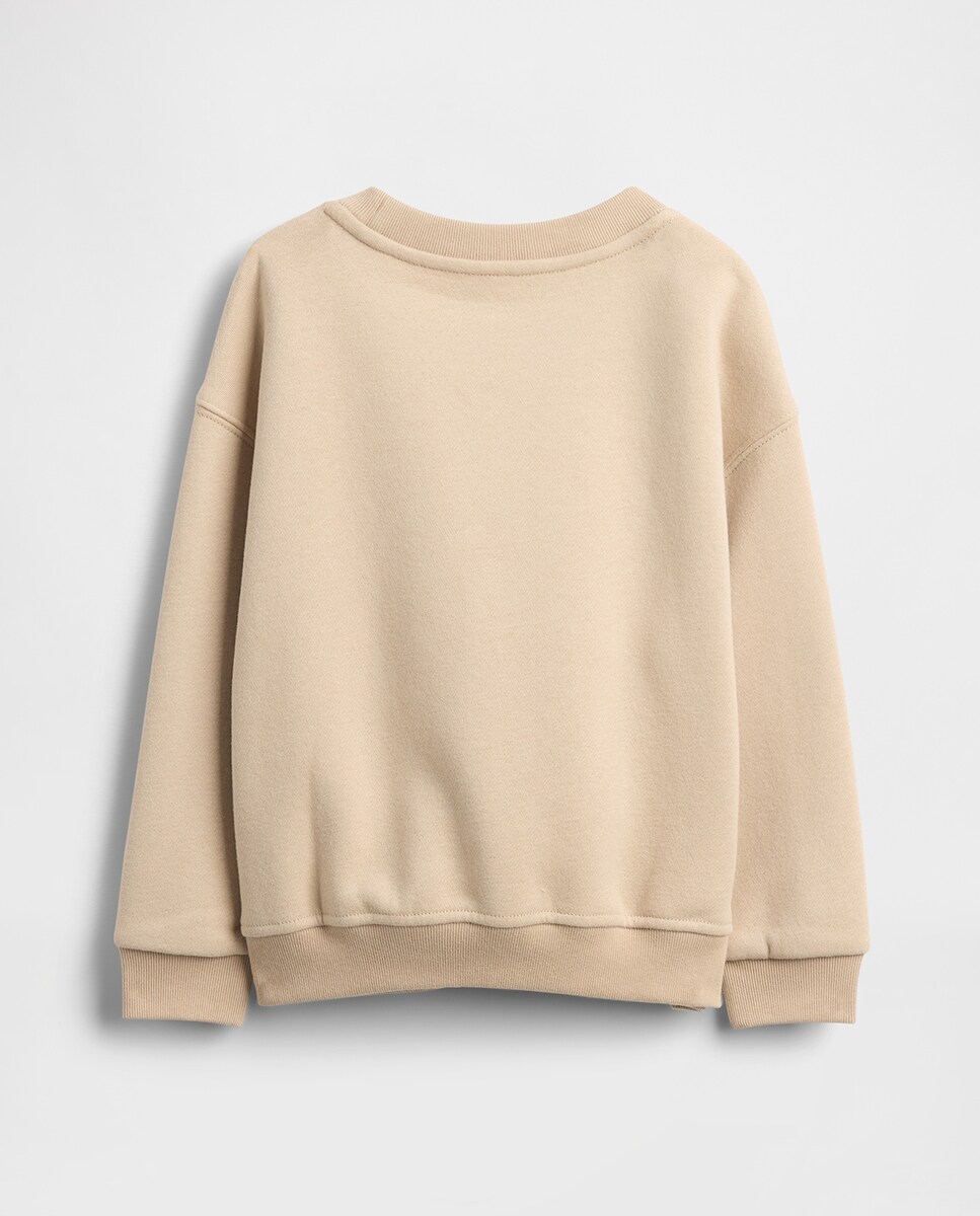Sweatshirt de Bebé Vintage Soft Varsity Bear Natural-2