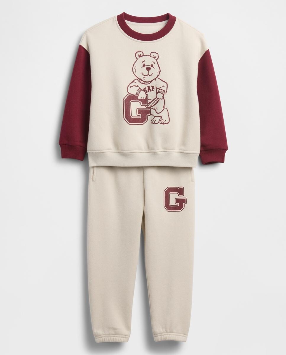 Conjunto para bebé y niño pequeño de sudadera y pantalón con Logo