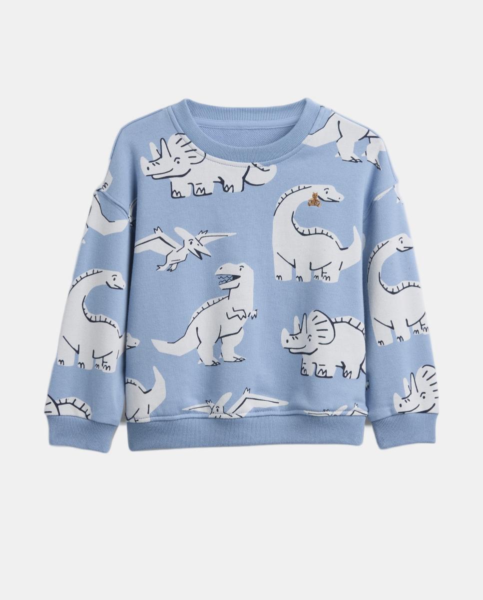 Imagem 0 de Sweatshirt de Felpa de Bebé com Estampado de Fantasia