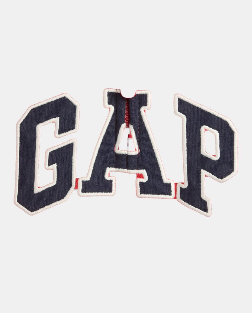 Sweatshirt com Capuz, Fecho de Correr com Logótipo e Bolsos Canguru Vermelho-4