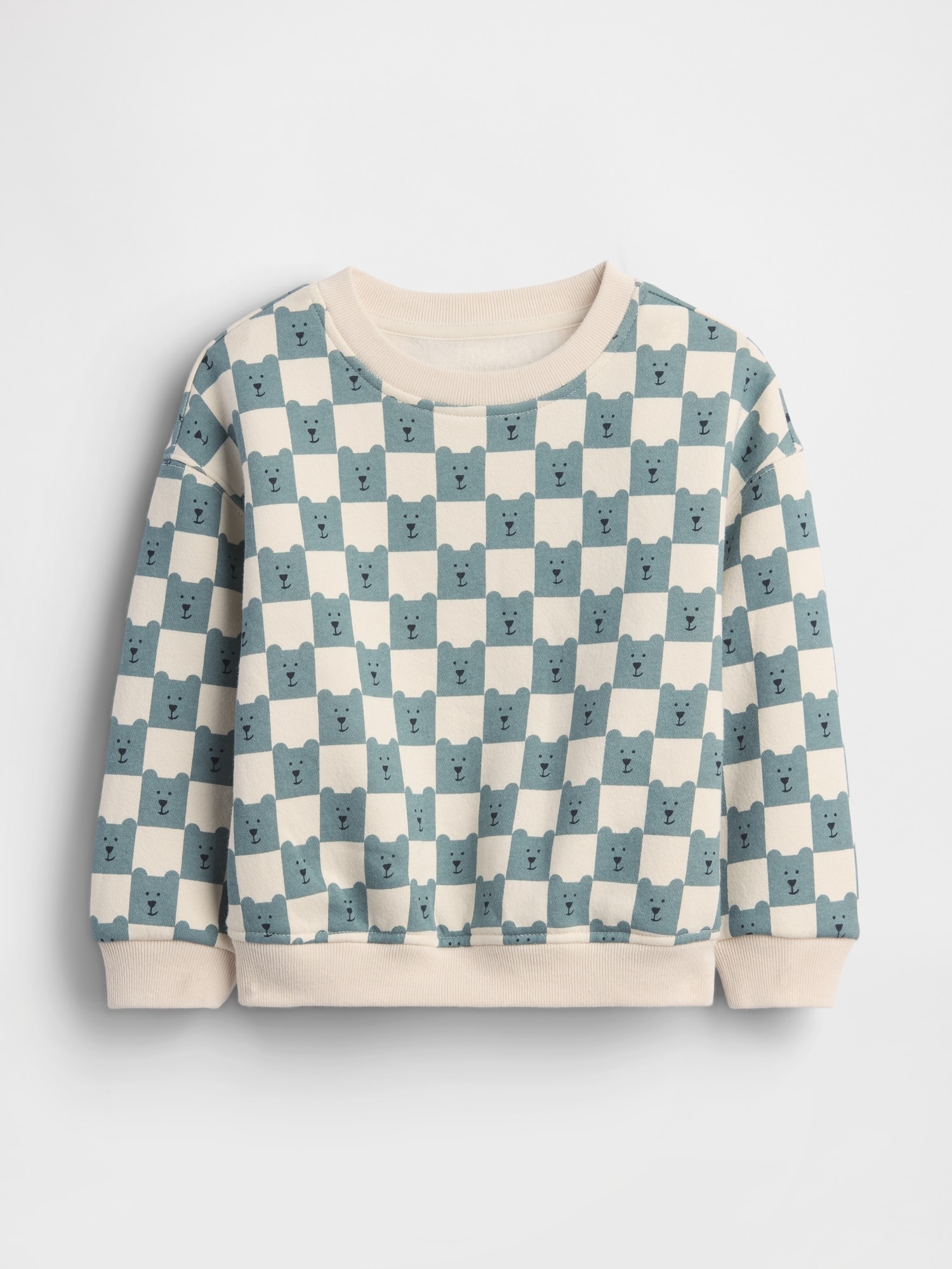 Sweatshirt Fechada de Bebé sem Capuz Verde-3
