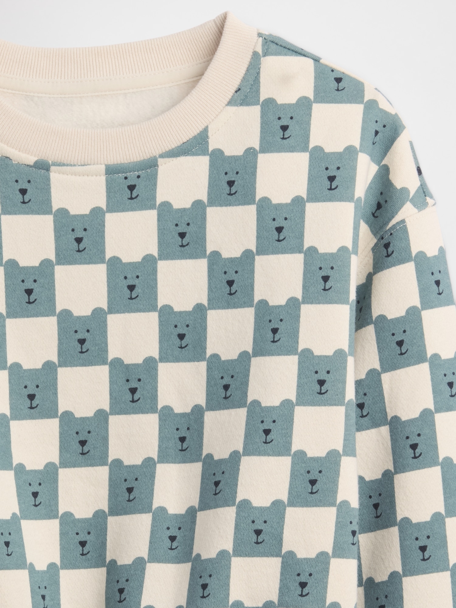 Sweatshirt Fechada de Bebé sem Capuz Verde-5