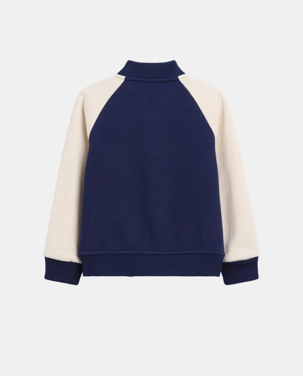 Sudadera de bebé con manga ranglan y cierre delantero - Gap - Azul marino Azul marino-3