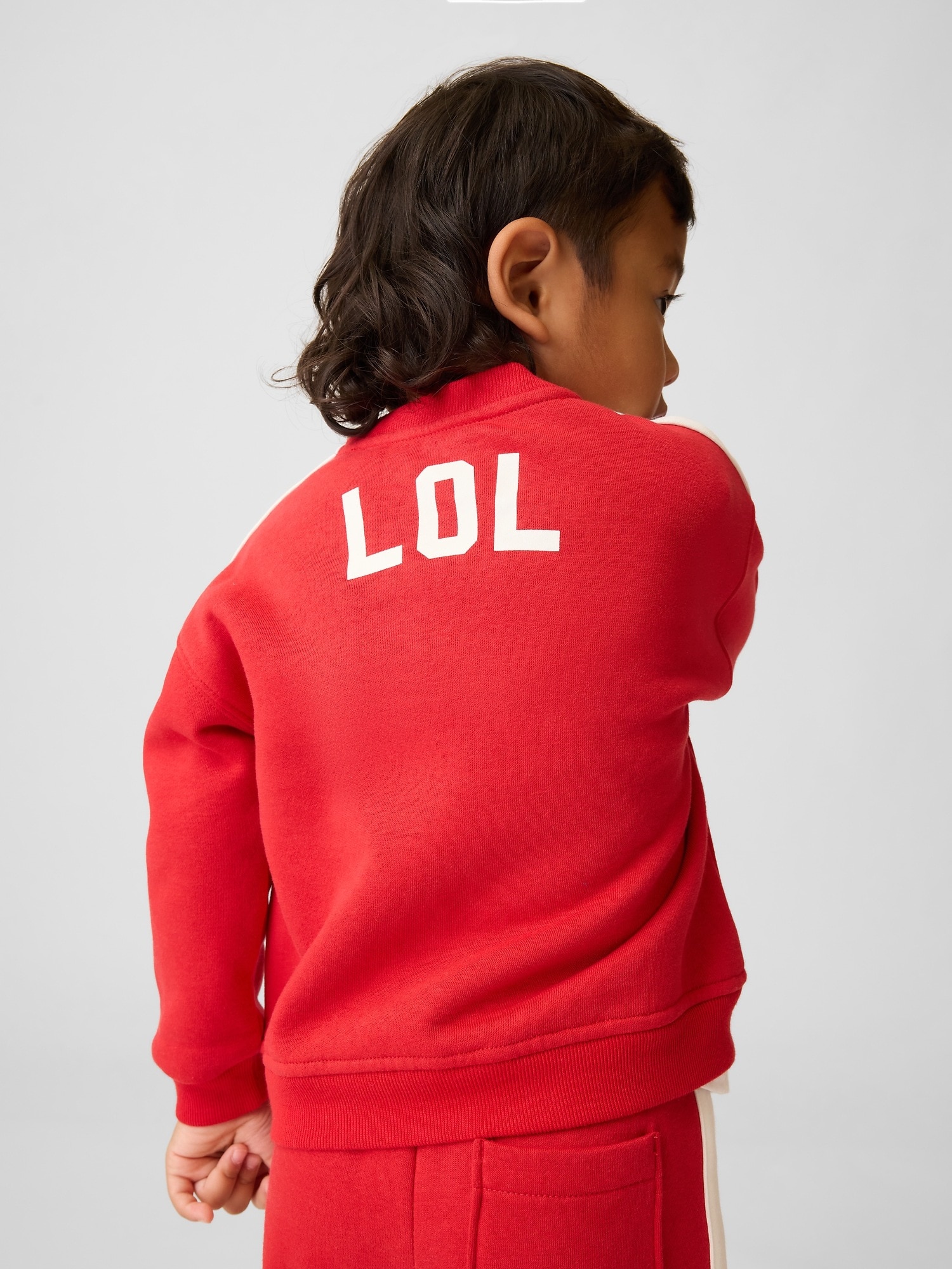 Sudadera de bebé básica cerrada - Gap - Rojo Rojo-2