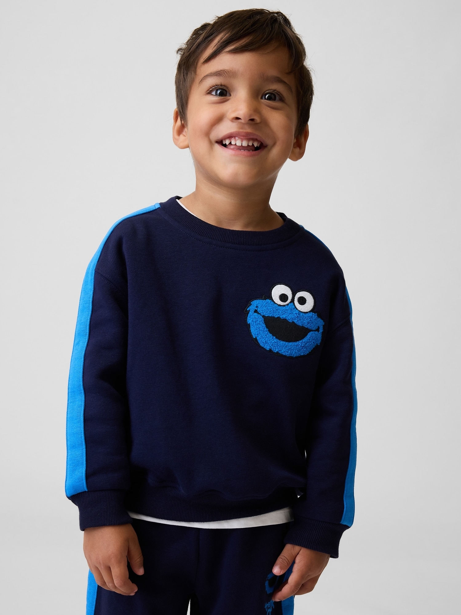 Imagen 0 de Sudadera de bebé básica cerrada Azul