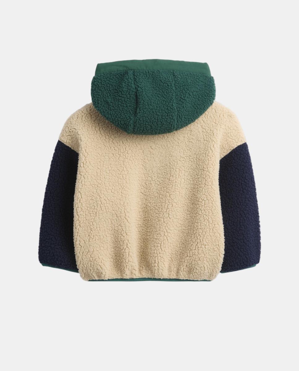 Casaco de Bebé com Capuz e Bolsos Multicolor-3