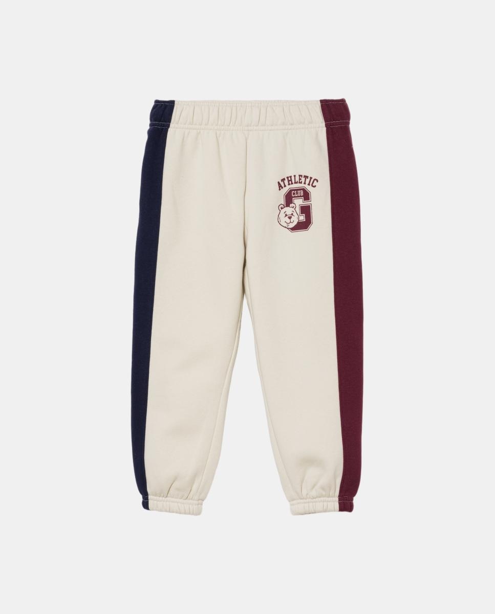 Conjunto Desportivo de Bebé: Sweatshirt e Calças Natural-4