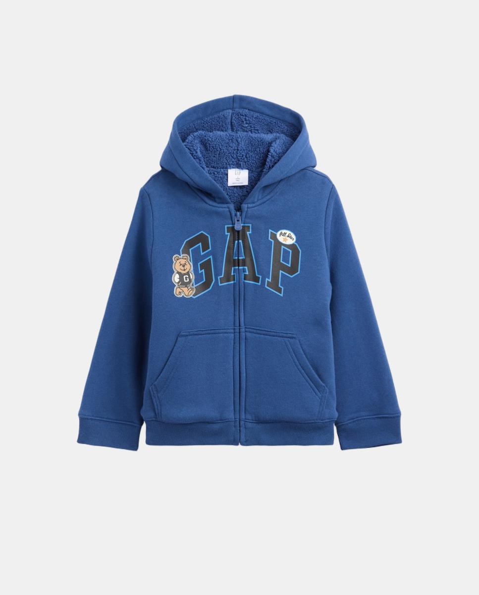 Imagem 0 de Sweatshirt Básica de Bebé com Capuz e Fecho de Correr