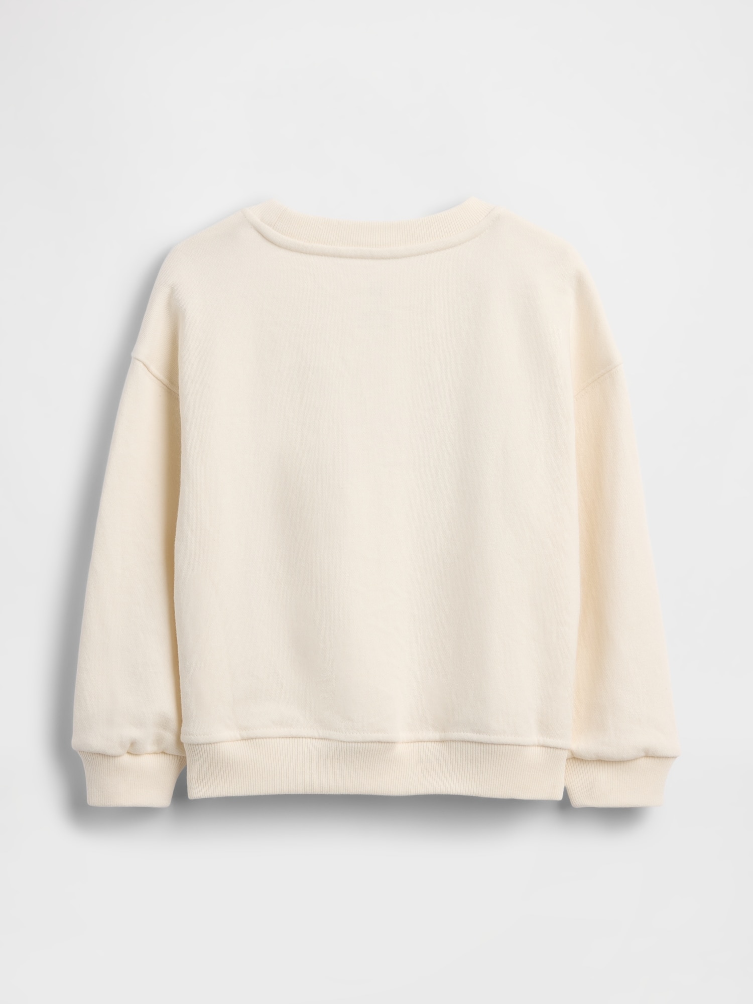 Sweatshirt Básica de Bebé com Logótipo Bordado Central Branco-2