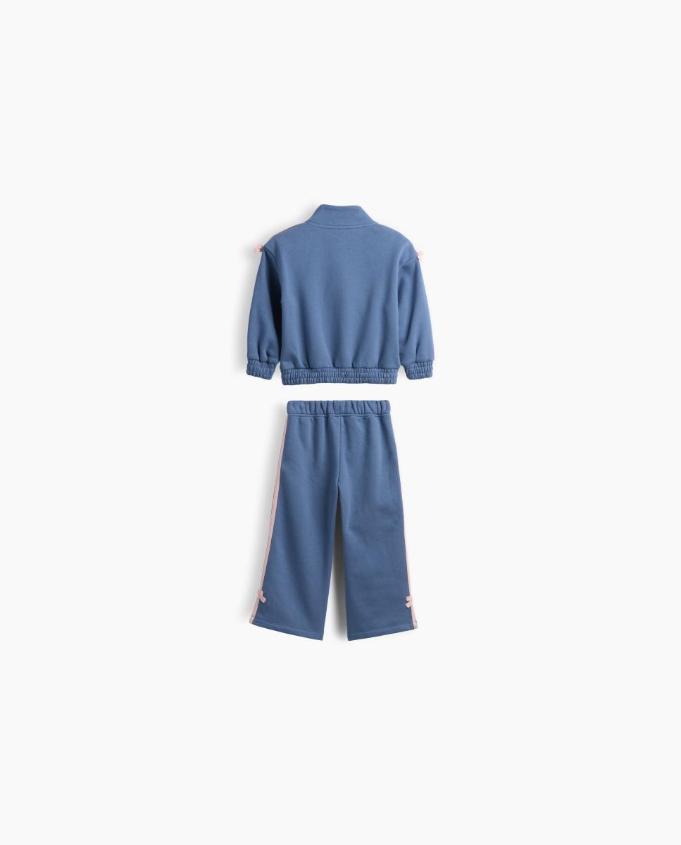 Conjunto Desportivo de Bebé com Manga Comprida Azul-2