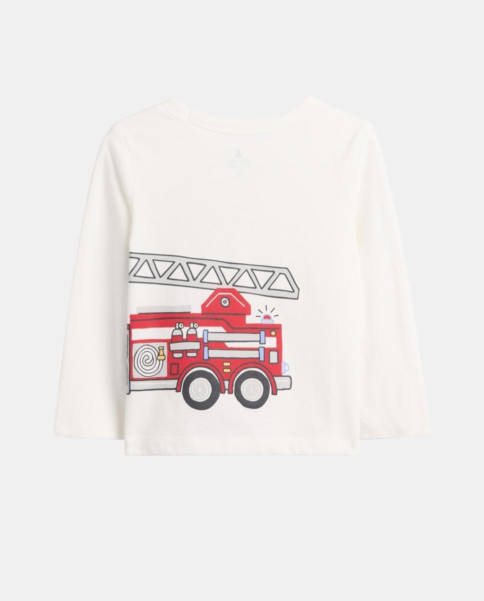 Imagen 2 de Camiseta de bebé básica manga larga - Gap - Blanco Blanco