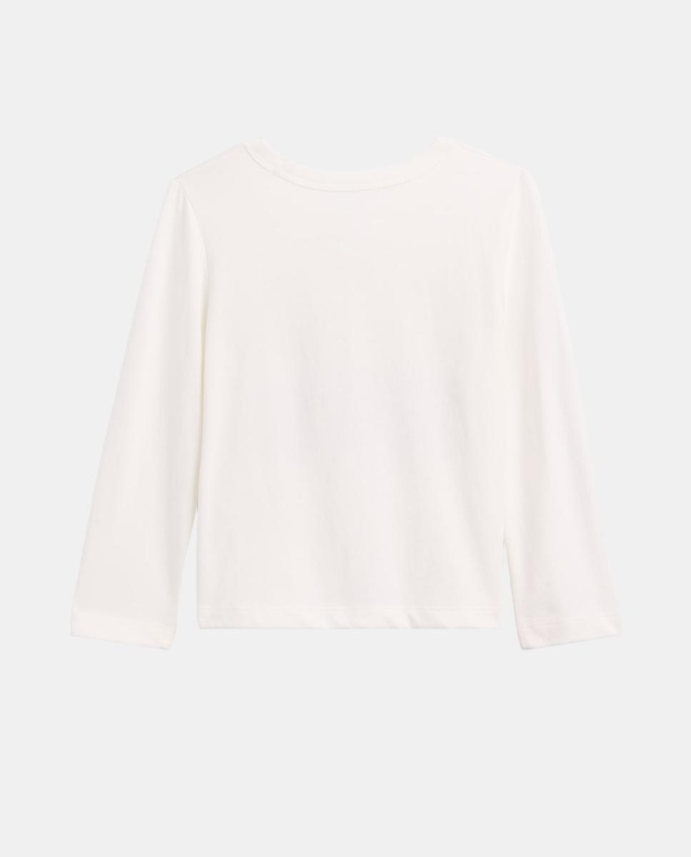 Imagen 2 de Camiseta de bebé de manga larga y estampado - Gap - Blanco Blanco