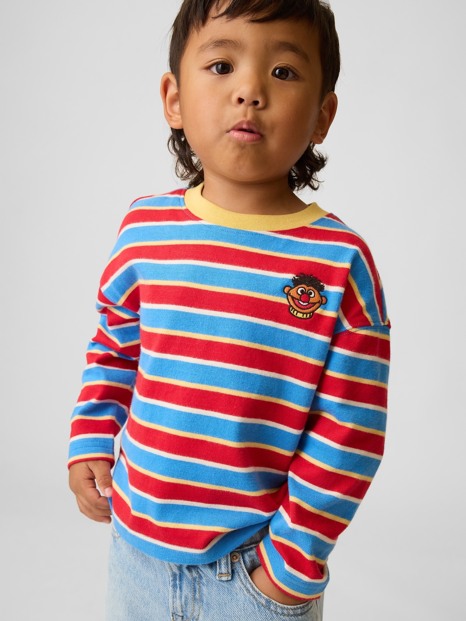 Imagen 0 de Camiseta de bebé básica cerrada Azul