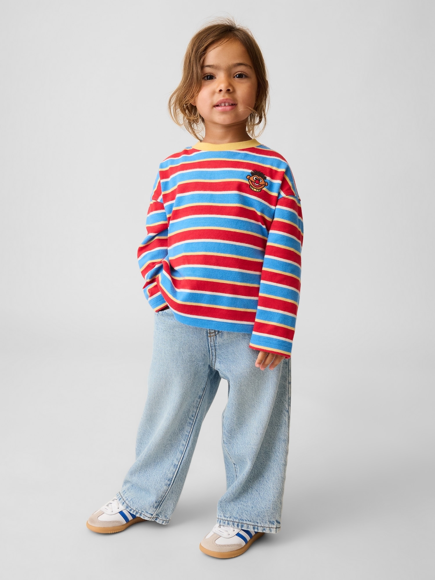 Camiseta de bebé básica cerrada - Gap - Azul Azul-2