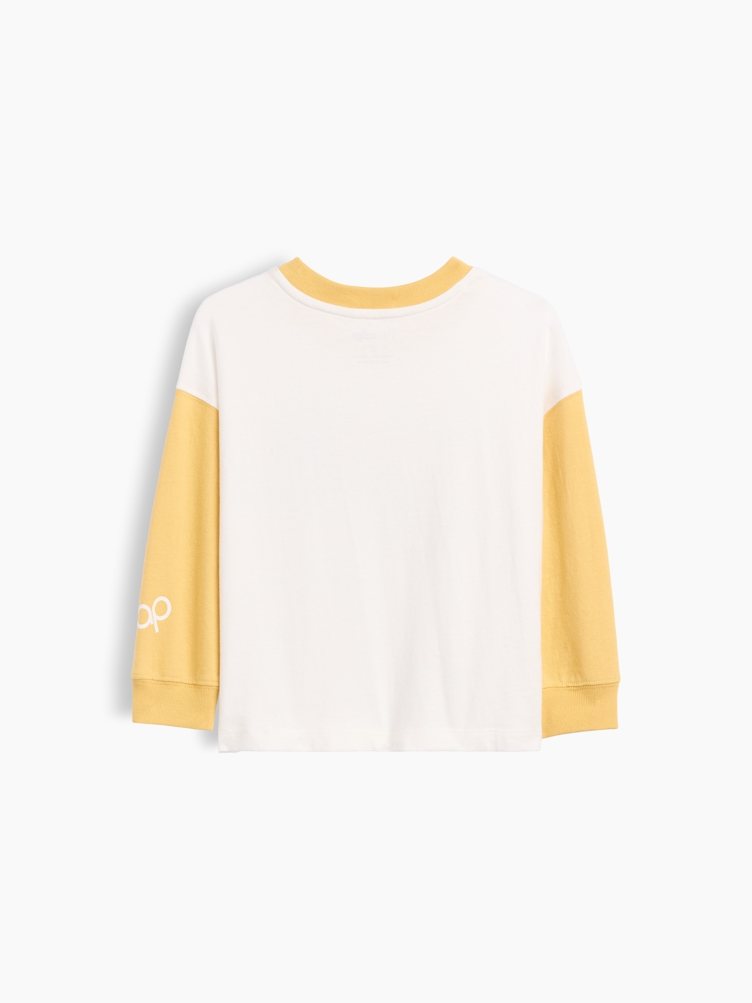 T-shirt Básica Fechada de Bebé Natural-4