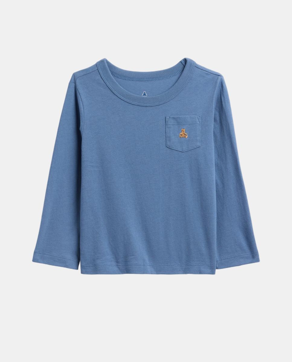 Imagen 0 de Camiseta de bebé básica manga larga Azul