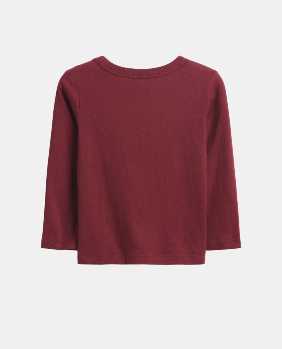 Camiseta de bebé básica manga larga - Gap - Burdeos Burdeos-2