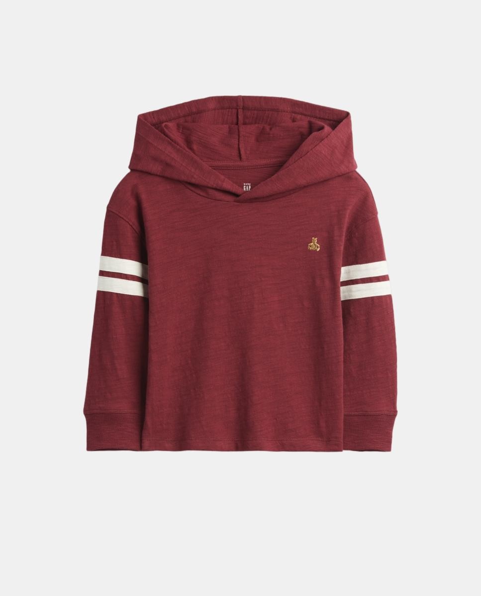 Camiseta de bebé básica cerrada manga larga - Gap - Burdeos Burdeos-1