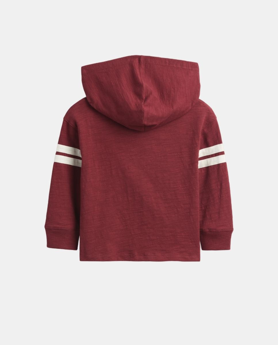 Camiseta de bebé básica cerrada manga larga - Gap - Burdeos Burdeos-2