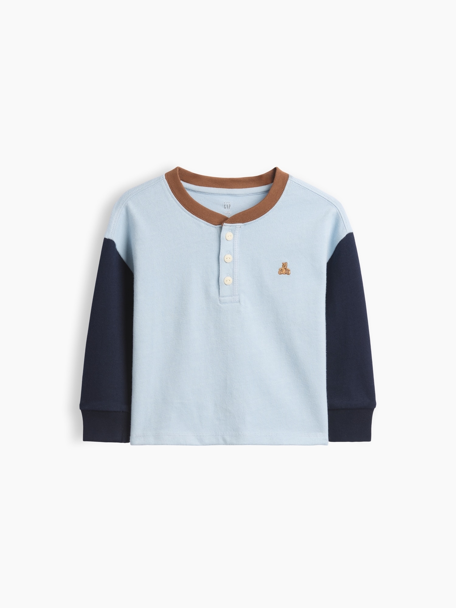 Imagen 0 de Camiseta de bebé básica manga larga Azul