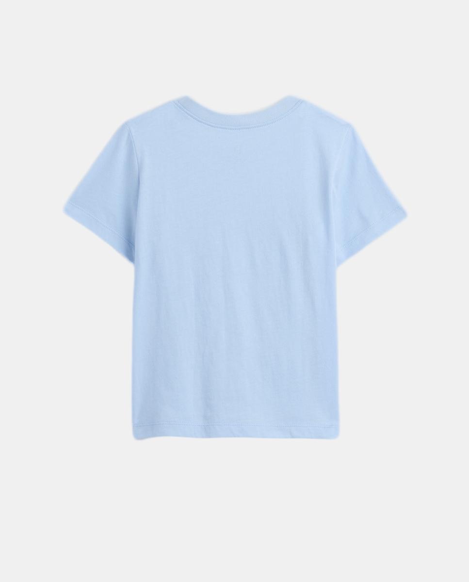 T-shirt de Bebé com Estampado Gap Azul-2