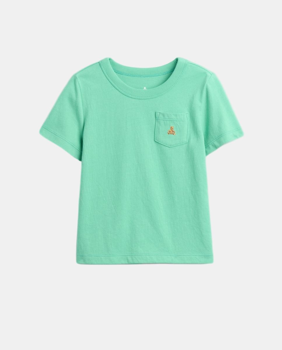 Imagem 0 de T-shirt Básica de Bebé com Bolso no Peito Esquerdo