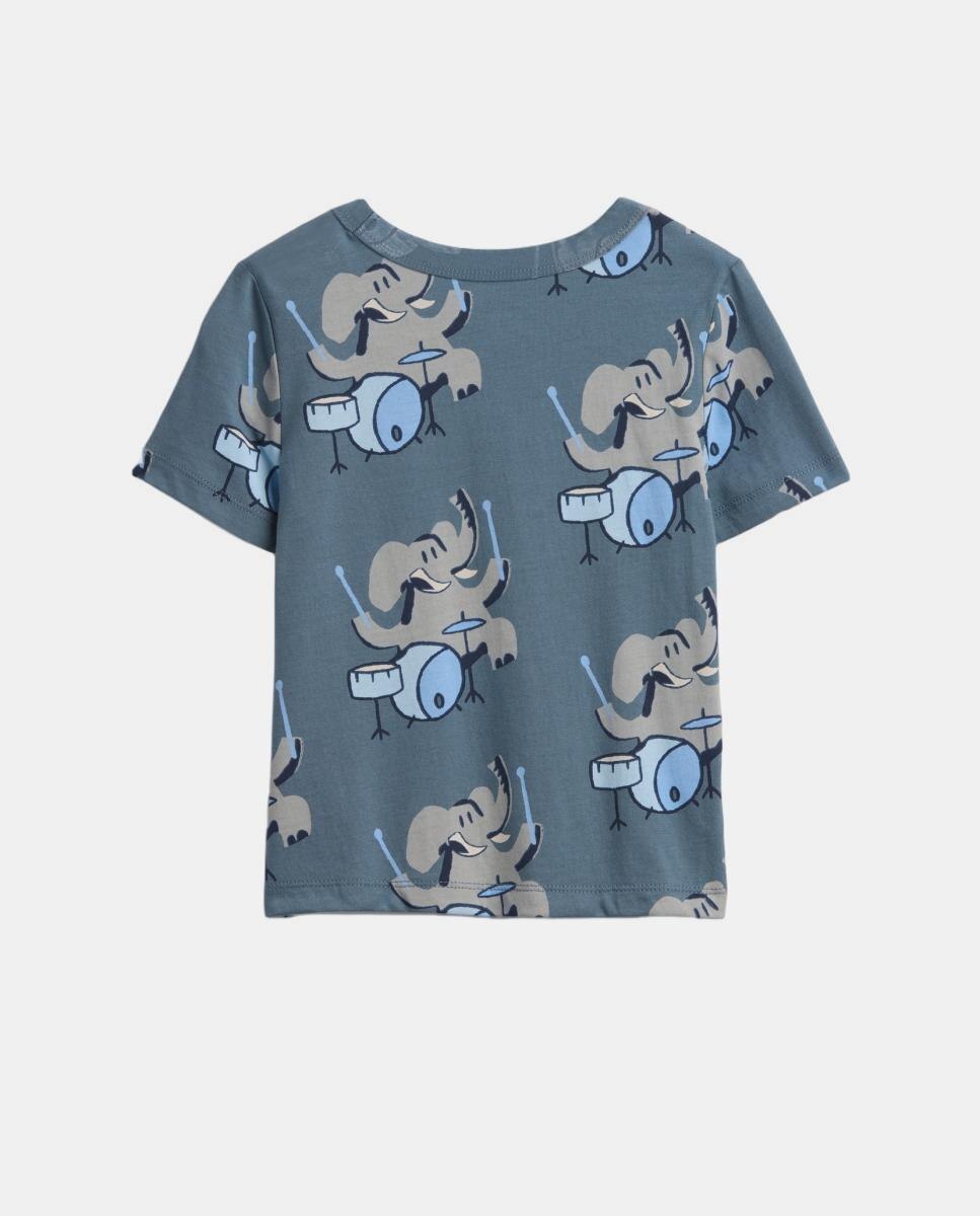 Camiseta de algodón suave y fantasía de bebé - Gap - Azul grisáceo Azul grisáceo-2