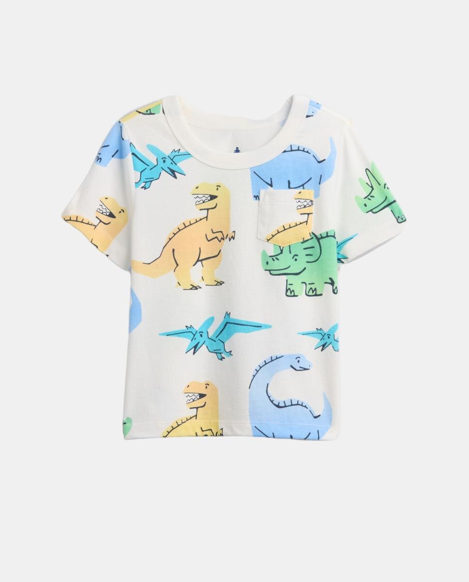 Camiseta de algodón suave y fantasía de bebé - Gap - Blanco Blanco-1